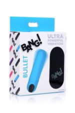 Bang Vibrating Bullet with Wireless Remote Control – Blue - Image 2