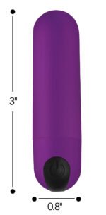 Bang Vibrating Bullet with Wireless Remote Control – Purple - Image 4