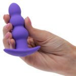 Basic Essentials Rechargeable Beaded Probe – Purple - Image 4