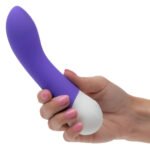 Basic Essentials Rechargeable G Vibrator – Purple - Image 4