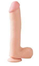 Basix Rubber Works - 10 Inch Dong With Suction Cup - Flesh - Image 2