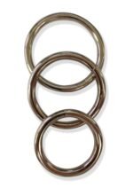 Metal O Ring 3 Pack – Silver - Image 2