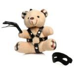 BDSM Teddy Bear Keychain – Light Peach - Image 5