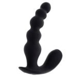 Bead Me Up Black Vibrating Anal Plug with Graduated Beads – Rechargeable - Image 2