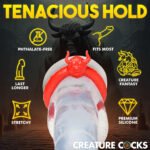 Beast Mode Silicone Cock Ring – Red - Image 4
