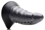 Beastly Tapered Bumpy Silicone Dildo – Silver - Image 6