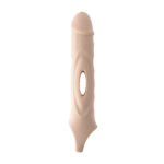 Big Boy Extender Light Vibrating Penis Extender with Remote Control – Beige - Image 2