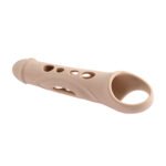Big Boy Extender Light Vibrating Penis Extender with Remote Control – Beige - Image 5