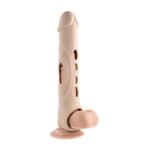 Big Boy Extender Light Vibrating Penis Extender with Remote Control – Beige - Image 7