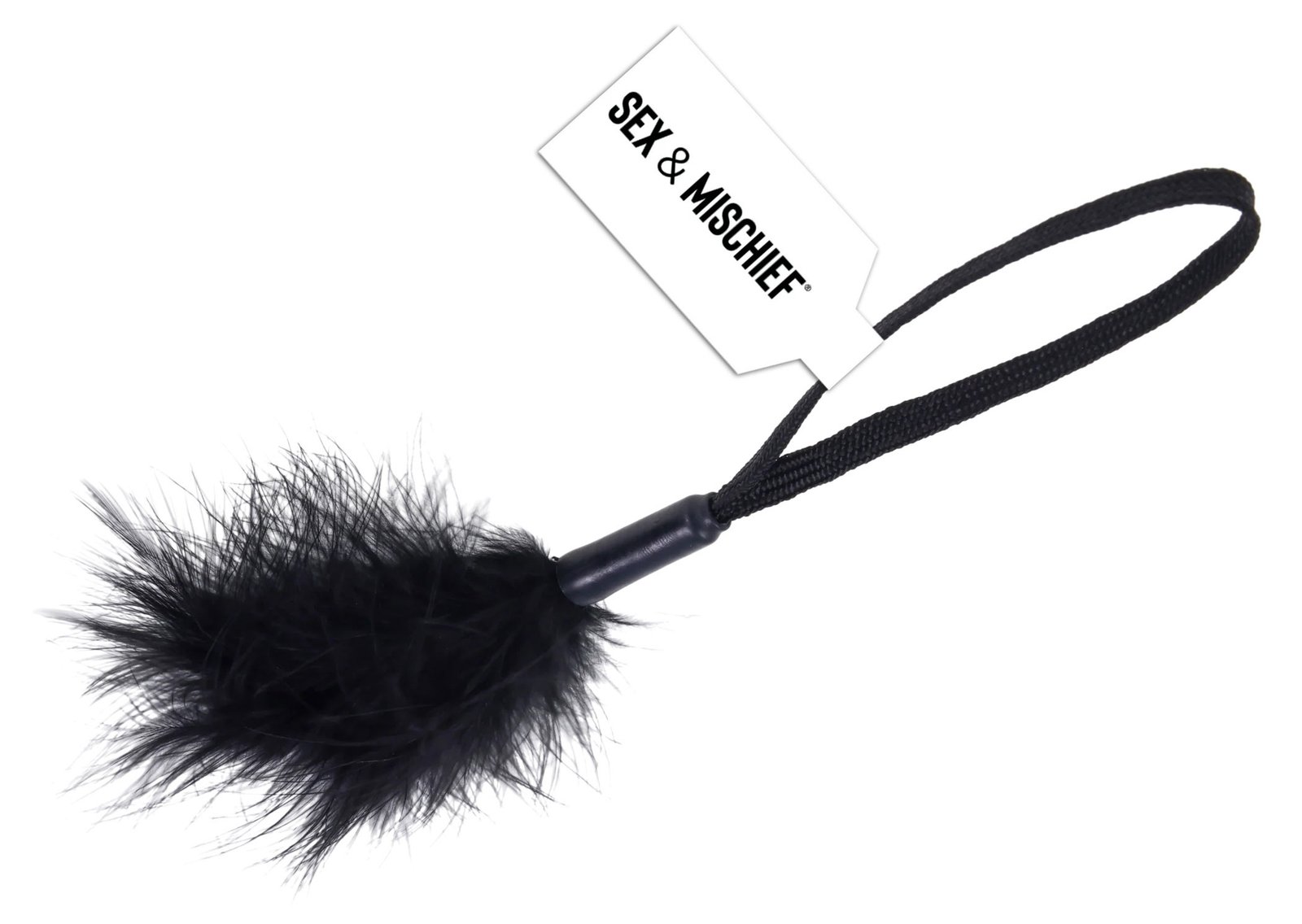 black-wrist-feather-tickler Black Wrist Feather Tickler - Image 1