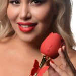 Bloomgasm Flutter Rose Sucking Rose with Butterfly Teaser - Red