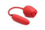 Bloomgasm Romping Rose Suction and Thrusting Vibrator – Red - Image 5