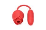 Bloomgasm Romping Rose Suction and Thrusting Vibrator – Red - Image 6