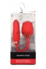 Bloomgasm Romping Rose Suction and Thrusting Vibrator – Red - Image 8