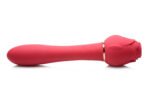 Bloomgasm Sweet Heart Rose Rechargeable Vibrator with Suction – Pink - Image 2