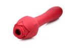 Bloomgasm Sweet Heart Rose Rechargeable Vibrator with Suction – Pink