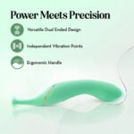 Blush Collection Stella Dual-Ended Vibrator – Green - Image 5