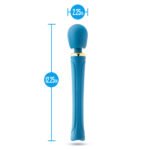 Blush Dianna Rechargeable Vibrating Wand – Teal - Image 4