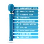Blush Dianna Rechargeable Vibrating Wand – Teal - Image 5