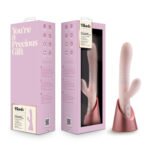 Blush Fraya Rechargeable Dual-Motor Rabbit Vibrator – Pink - Image 2
