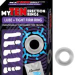 My Ten Erection Rings Lube + Tight Firm Ring -  Clear