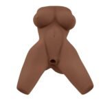 Body Language Dark TPE Stroker with Vibrating Ring – Waterproof - Image 4