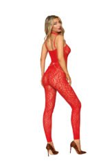 Bodystocking and Harness Dmnd - One Size - Red - Image 2