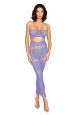 Bodystocking Gown - One Size - Lavender Haze - Image 2