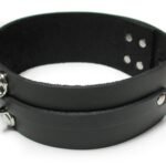 Bondage Basics Black Leather Collar