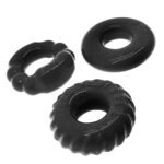 Bonemaker 3-Pack Cock Ring Set – Black - Image 3