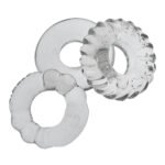 Oxballs Bonemaker 3-Pack Cock Rings – Clear - Image 4