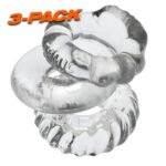 Oxballs Bonemaker 3-Pack Cock Rings – Clear - Image 5