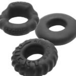 Bonemark 3-Pack Boner Cockring Kit - Black - Image 2