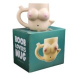 Boob Mug Novelty Pipe – Ceramic - Image 3