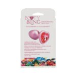 Booty Bling Metal Heart Plug - Small - Pink - Image 2