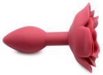 Booty Bloom Silicone Rose Anal Plug – Small, Red - Image 5