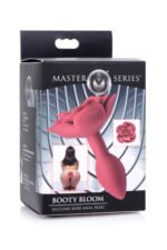 Booty Bloom Silicone Rose Anal Plug – Small, Red - Image 6