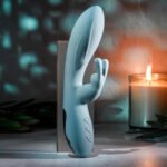 Boss Bunny Blue Rechargeable Rabbit Vibrator – Phthalate-Free Silicone - Image 4