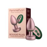 Bougie Plug Anodized Aluminum Butt Plug - Rose Gold