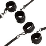 Boundless Bed Restraint System with Wrist and Ankle Cuffs – Black - Image 8