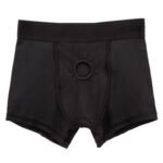 Boundless Boxer Brief Harness - Black, Small/Medium (view 6)
