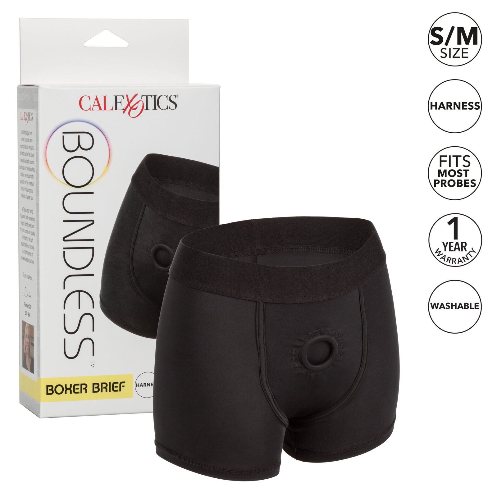 boundless-boxer-brief-sm-black Boundless Boxer Brief - S/m - Black - Image 1