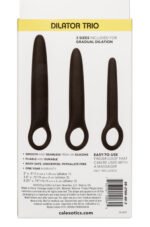 Boundless Dilator Trio – Black Body-Safe Silicone Anal Dilators