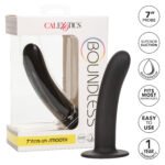 Boundless Smooth 7 Inch Anal Plug with Suction Cup Base – Black - Image 6