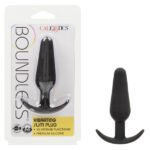 Boundless Vibrating Slim Anal Plug – Black, Rechargeable, Waterproof - Image 2