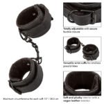 Boundless Wrist Cuffs – Black Vegan Leather Restraint Cuffs - Image 6
