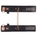 Brat Locking Cuffs Handcuffs – Black - Image 3