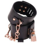 Brat Locking Cuffs Handcuffs – Black - Image 4