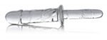 Brutus Glass Dildo Thruster - Clear - Image 3