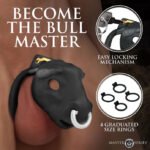 Bull Chastity Cage - Black - Image 3